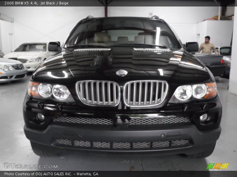 Jet Black / Beige 2006 BMW X5 4.4i