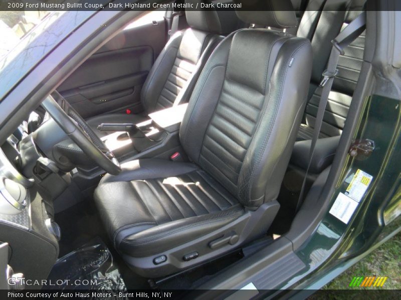 Front Seat of 2009 Mustang Bullitt Coupe