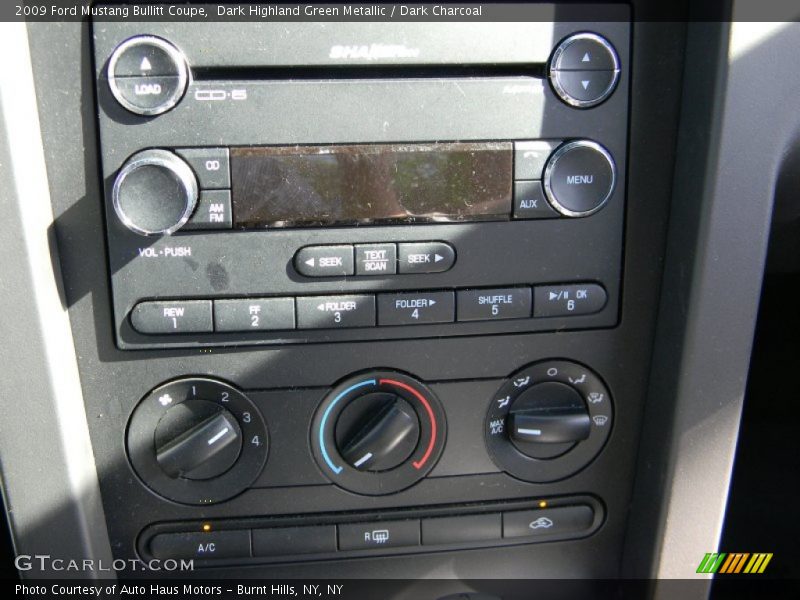 Controls of 2009 Mustang Bullitt Coupe