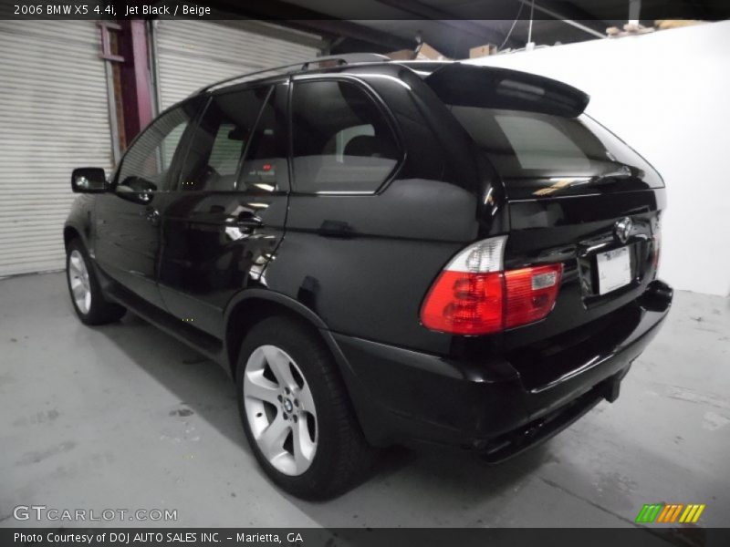 Jet Black / Beige 2006 BMW X5 4.4i
