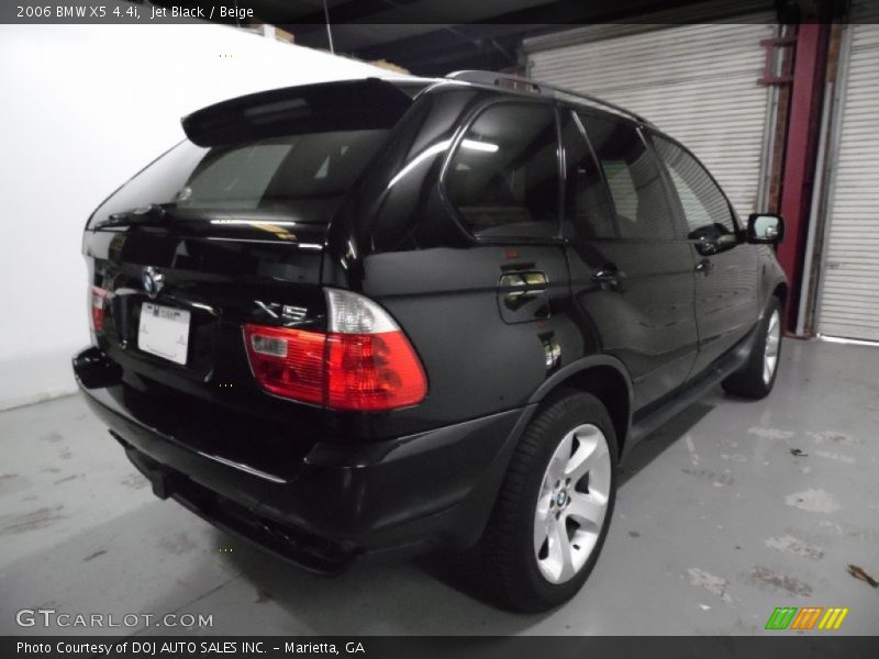 Jet Black / Beige 2006 BMW X5 4.4i