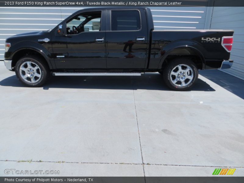 Tuxedo Black Metallic / King Ranch Chaparral Leather 2013 Ford F150 King Ranch SuperCrew 4x4