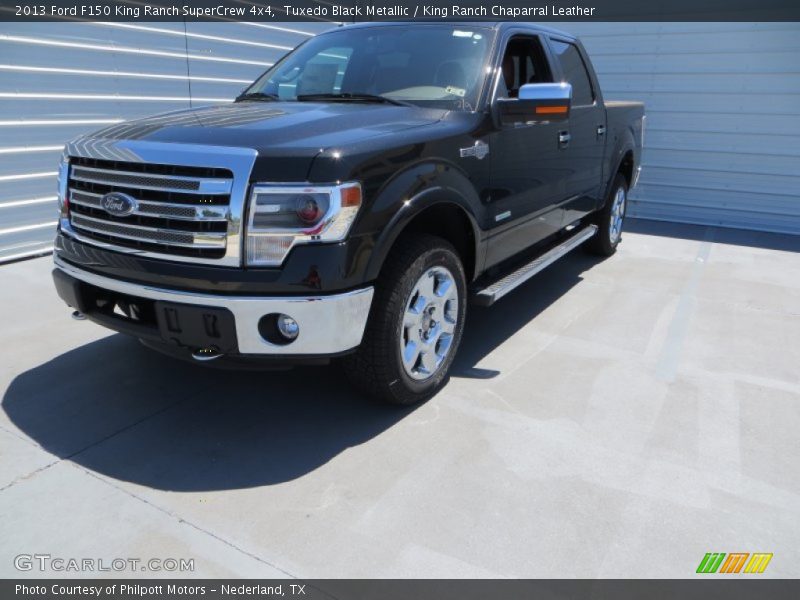 Tuxedo Black Metallic / King Ranch Chaparral Leather 2013 Ford F150 King Ranch SuperCrew 4x4