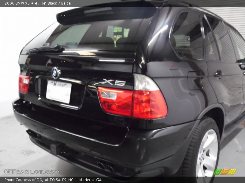 Jet Black / Beige 2006 BMW X5 4.4i