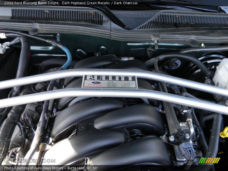  2009 Mustang Bullitt Coupe Engine - 4.6 Liter SOHC 24-Valve VVT V8