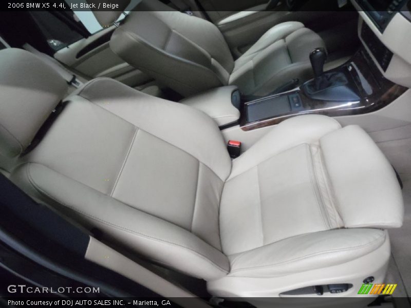 Jet Black / Beige 2006 BMW X5 4.4i