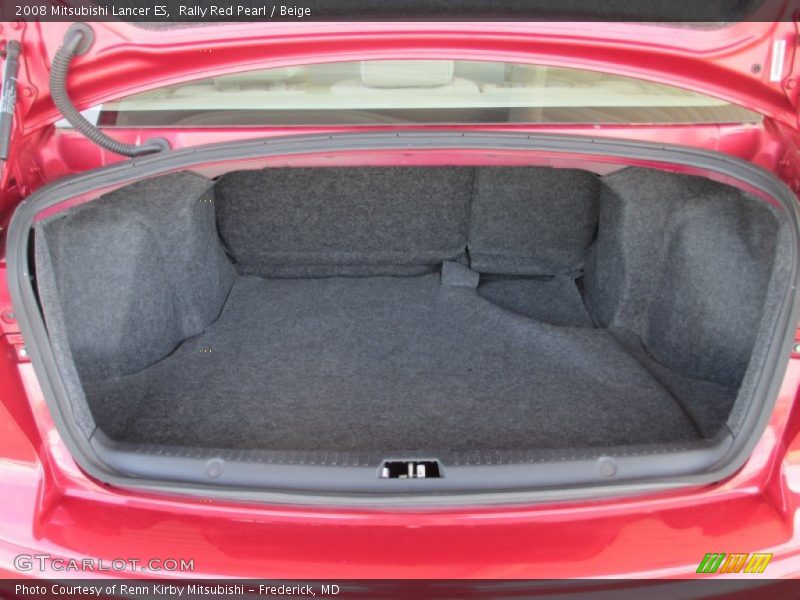 Rally Red Pearl / Beige 2008 Mitsubishi Lancer ES