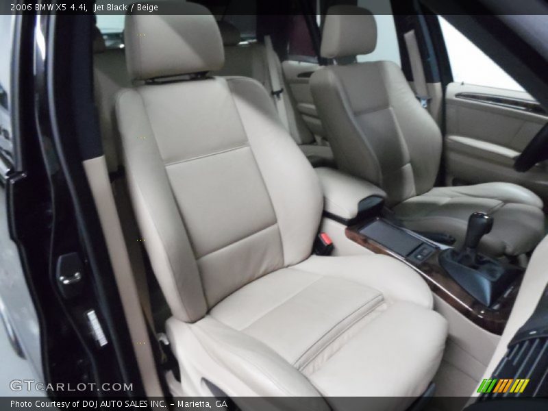 Jet Black / Beige 2006 BMW X5 4.4i