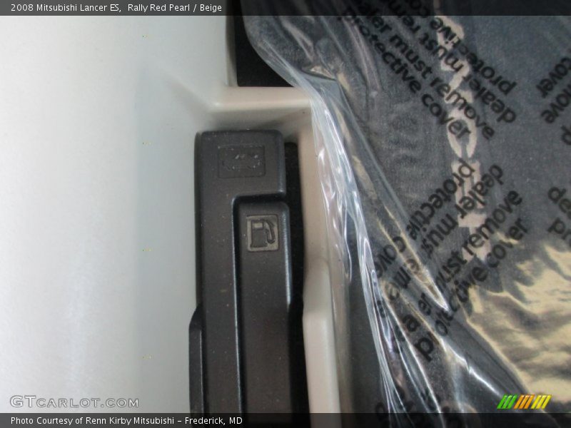 Rally Red Pearl / Beige 2008 Mitsubishi Lancer ES
