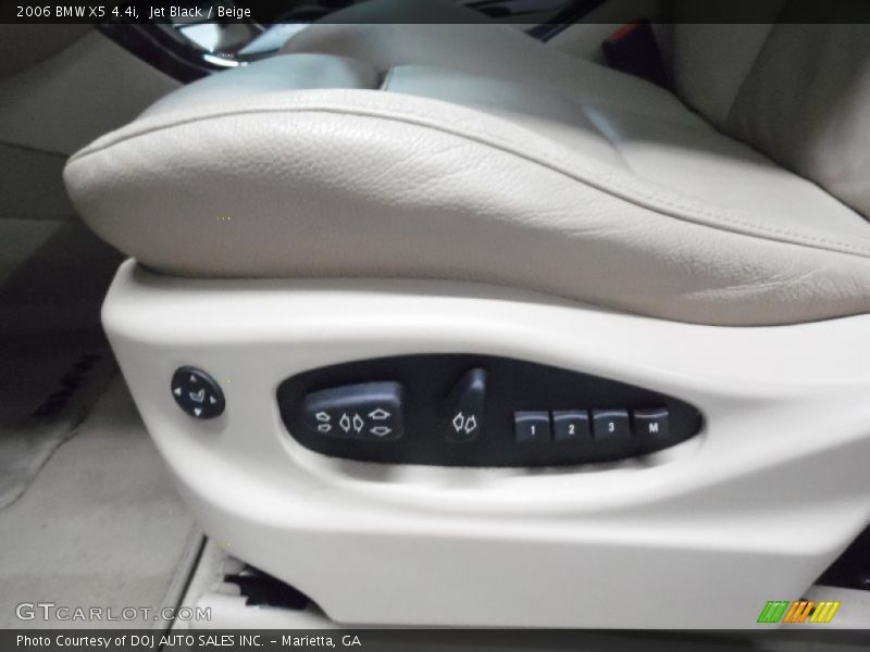 Jet Black / Beige 2006 BMW X5 4.4i