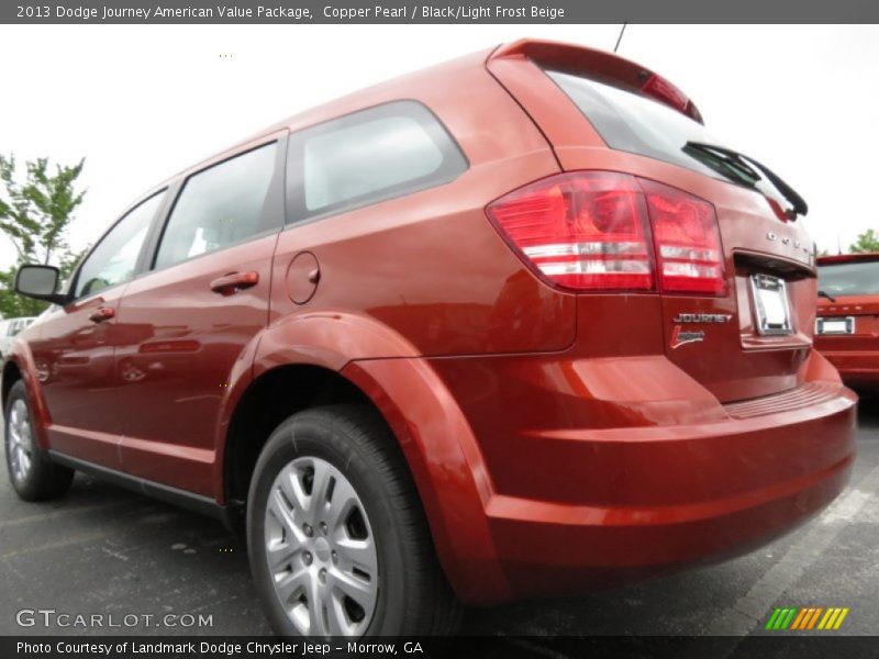 Copper Pearl / Black/Light Frost Beige 2013 Dodge Journey American Value Package