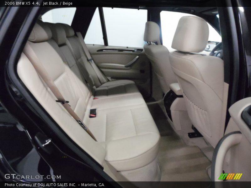 Jet Black / Beige 2006 BMW X5 4.4i