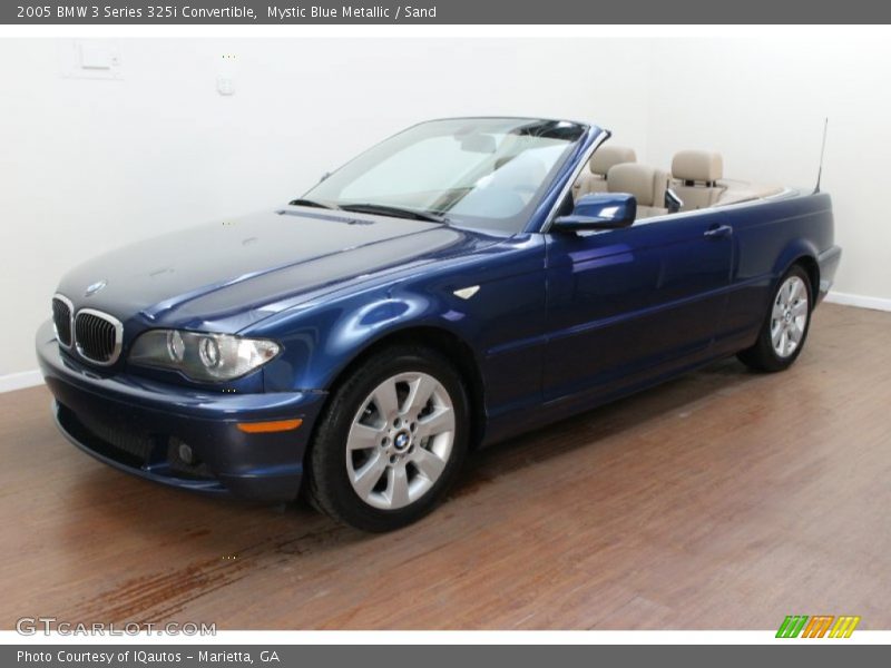 Mystic Blue Metallic / Sand 2005 BMW 3 Series 325i Convertible