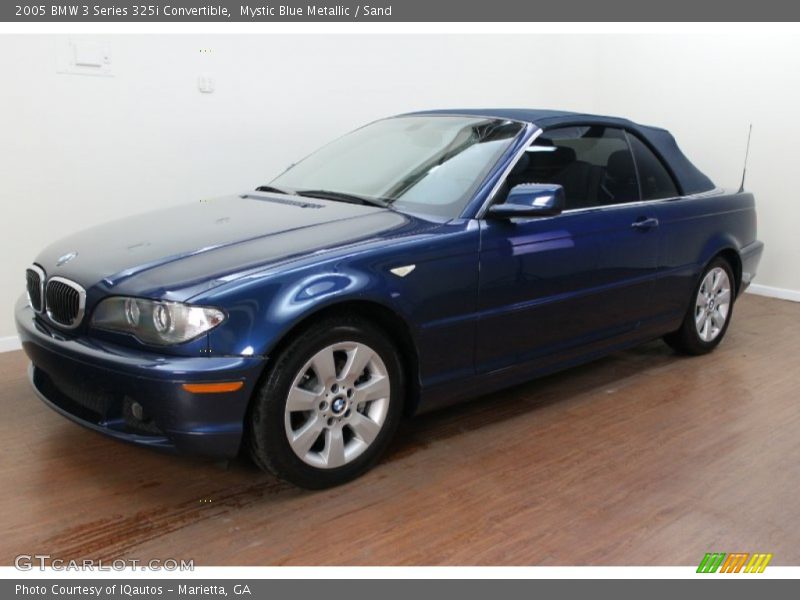 Mystic Blue Metallic / Sand 2005 BMW 3 Series 325i Convertible