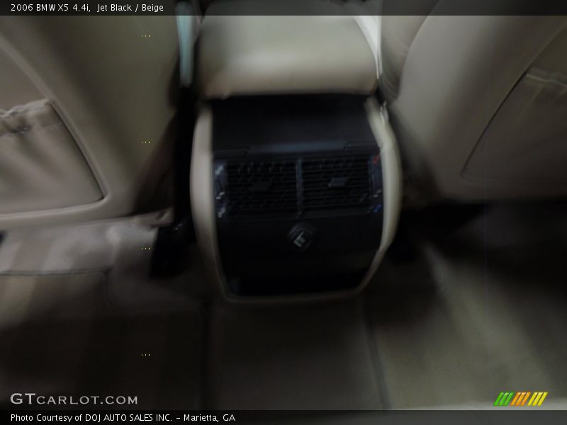 Jet Black / Beige 2006 BMW X5 4.4i
