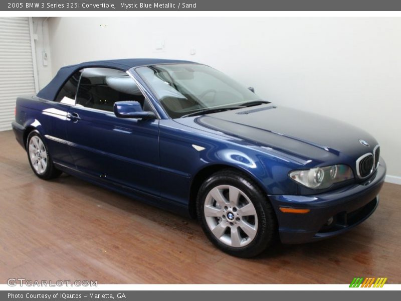 Mystic Blue Metallic / Sand 2005 BMW 3 Series 325i Convertible