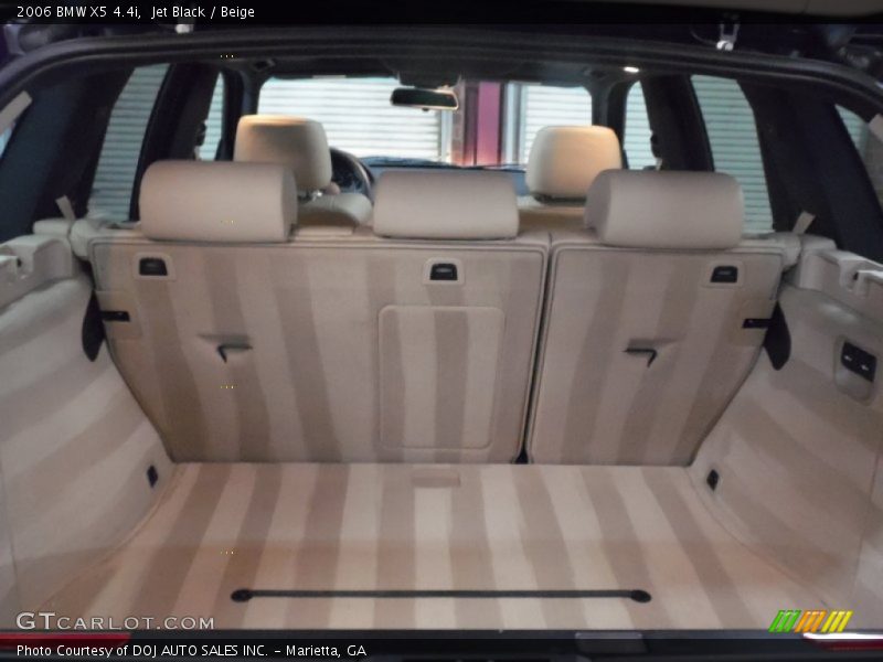 Jet Black / Beige 2006 BMW X5 4.4i