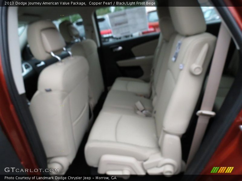 Copper Pearl / Black/Light Frost Beige 2013 Dodge Journey American Value Package