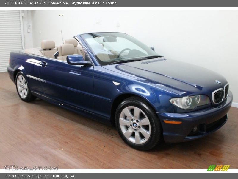 Mystic Blue Metallic / Sand 2005 BMW 3 Series 325i Convertible