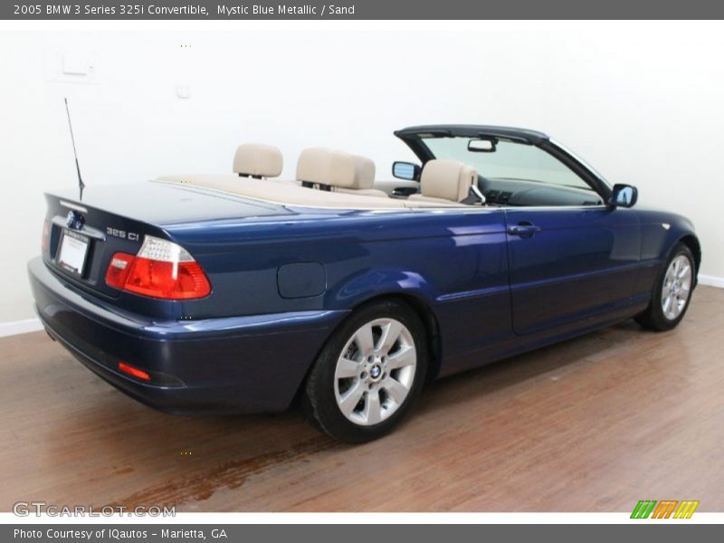 Mystic Blue Metallic / Sand 2005 BMW 3 Series 325i Convertible