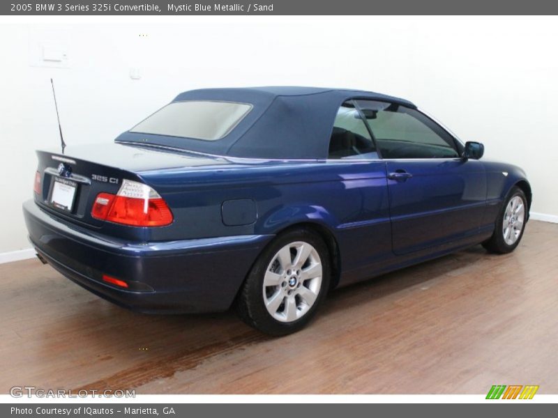 Mystic Blue Metallic / Sand 2005 BMW 3 Series 325i Convertible