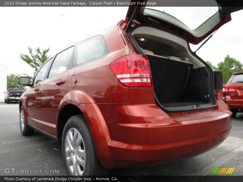 Copper Pearl / Black/Light Frost Beige 2013 Dodge Journey American Value Package