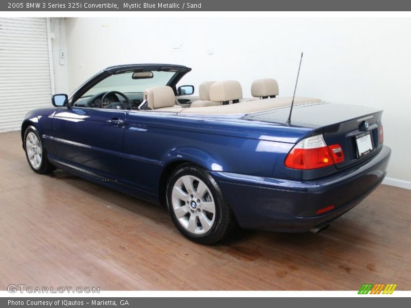 Mystic Blue Metallic / Sand 2005 BMW 3 Series 325i Convertible