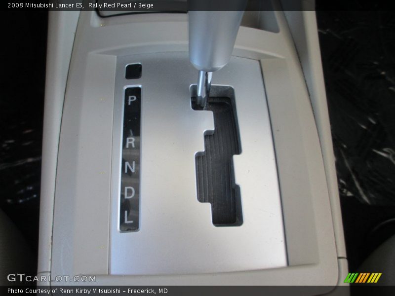Rally Red Pearl / Beige 2008 Mitsubishi Lancer ES