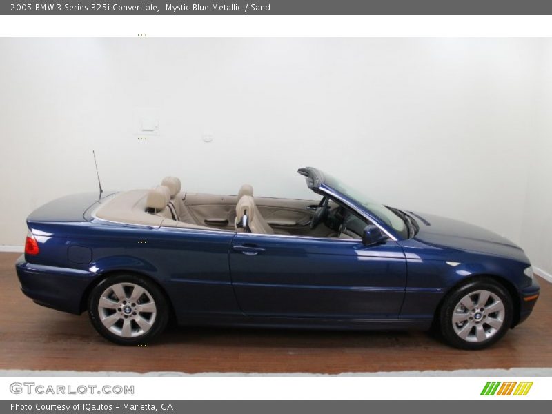 Mystic Blue Metallic / Sand 2005 BMW 3 Series 325i Convertible