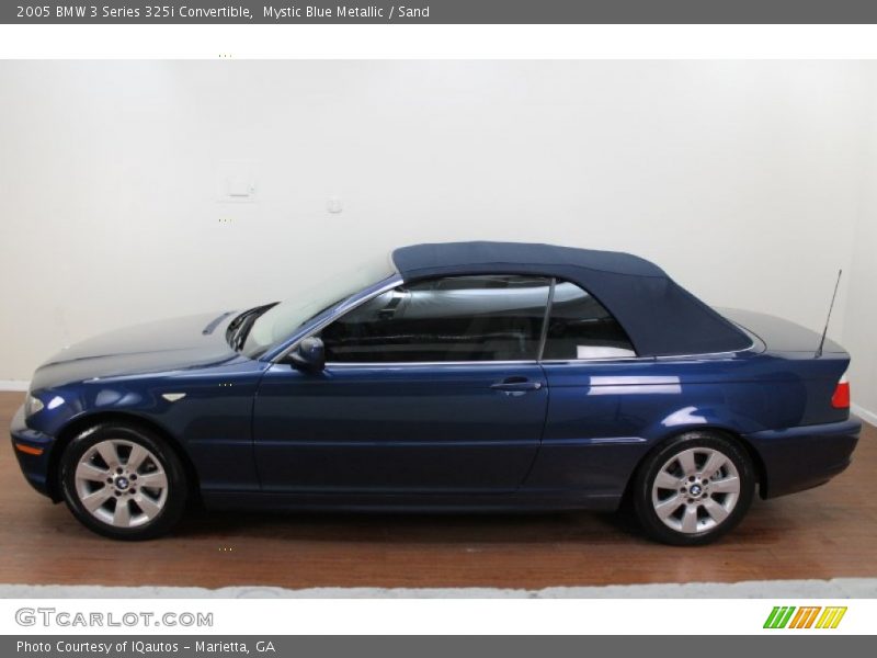 Mystic Blue Metallic / Sand 2005 BMW 3 Series 325i Convertible