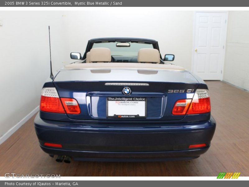 Mystic Blue Metallic / Sand 2005 BMW 3 Series 325i Convertible