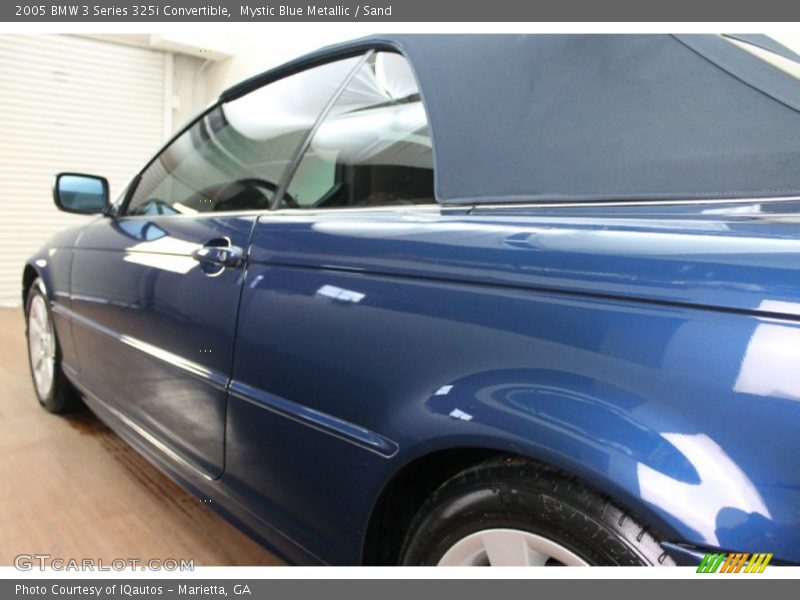 Mystic Blue Metallic / Sand 2005 BMW 3 Series 325i Convertible