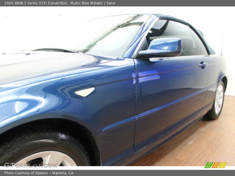 Mystic Blue Metallic / Sand 2005 BMW 3 Series 325i Convertible