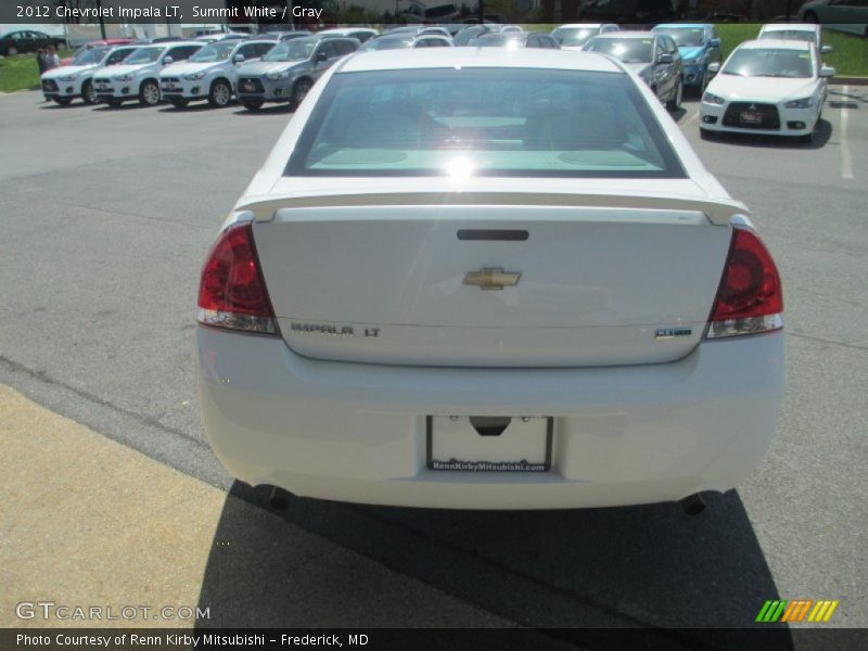 Summit White / Gray 2012 Chevrolet Impala LT