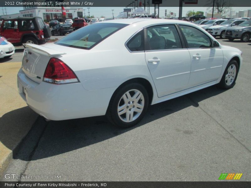 Summit White / Gray 2012 Chevrolet Impala LT