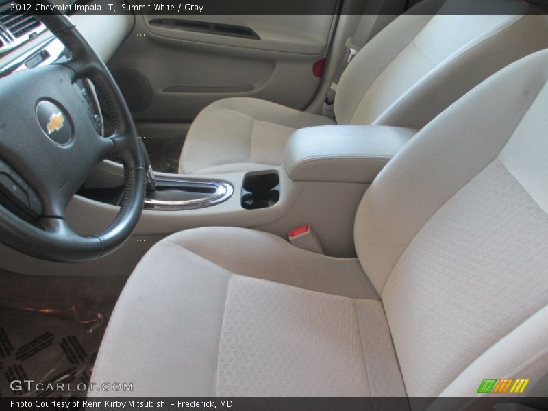 Summit White / Gray 2012 Chevrolet Impala LT