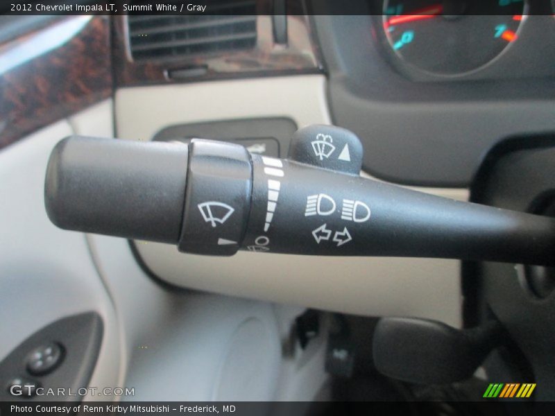 Summit White / Gray 2012 Chevrolet Impala LT
