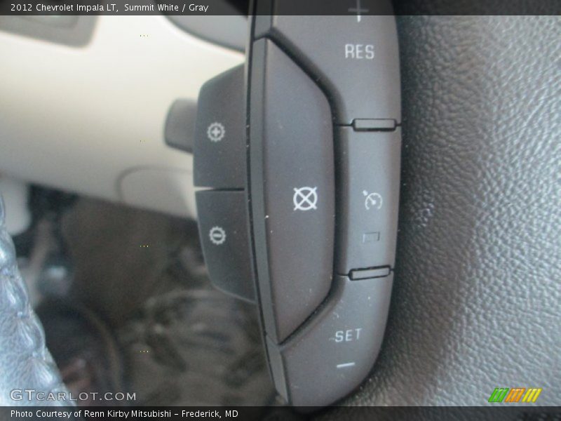Summit White / Gray 2012 Chevrolet Impala LT
