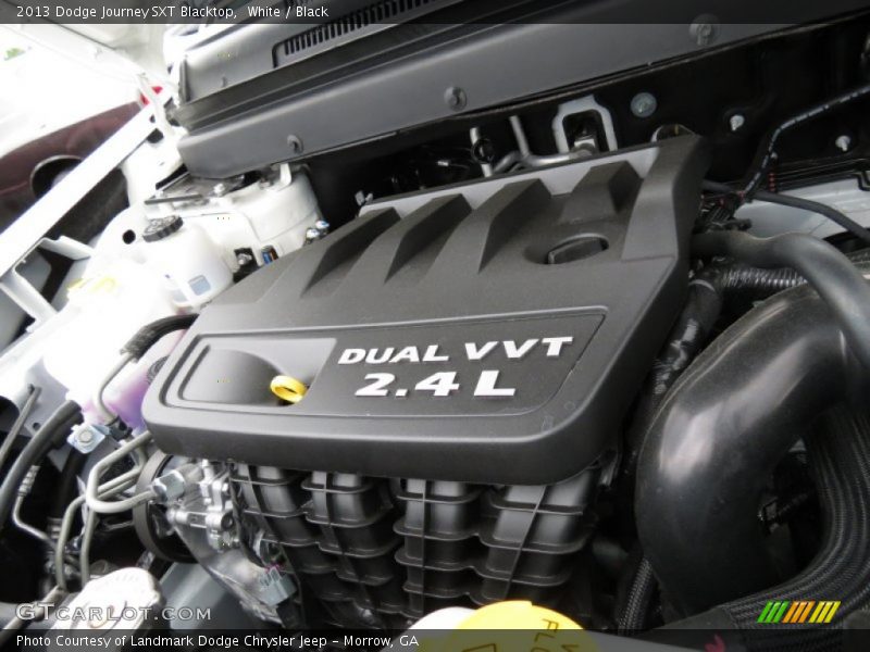 White / Black 2013 Dodge Journey SXT Blacktop