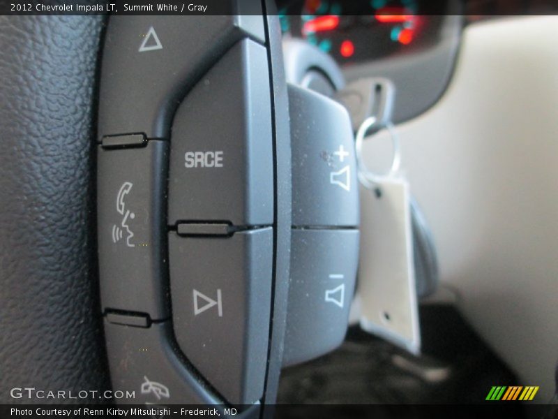 Summit White / Gray 2012 Chevrolet Impala LT