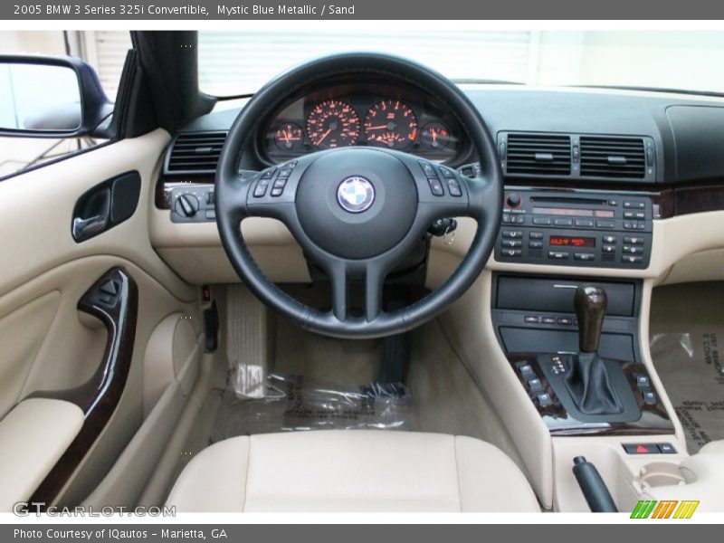 Mystic Blue Metallic / Sand 2005 BMW 3 Series 325i Convertible