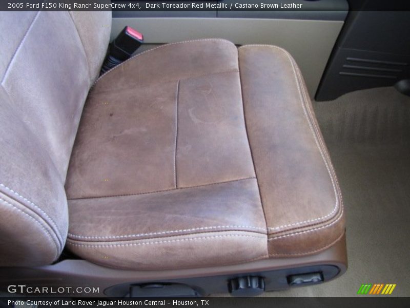 Dark Toreador Red Metallic / Castano Brown Leather 2005 Ford F150 King Ranch SuperCrew 4x4