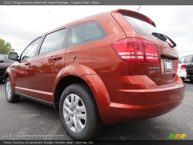 Copper Pearl / Black 2013 Dodge Journey American Value Package