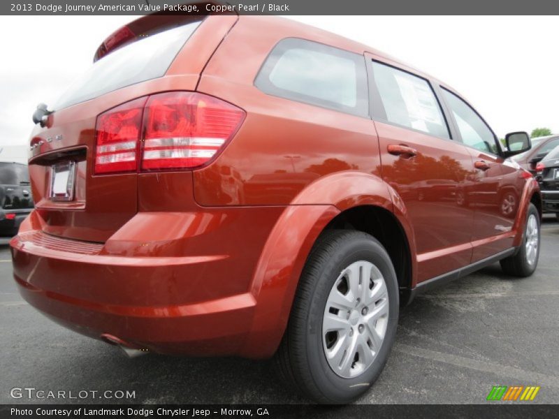 Copper Pearl / Black 2013 Dodge Journey American Value Package