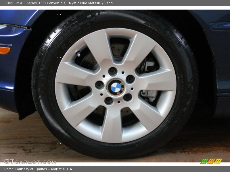 Mystic Blue Metallic / Sand 2005 BMW 3 Series 325i Convertible