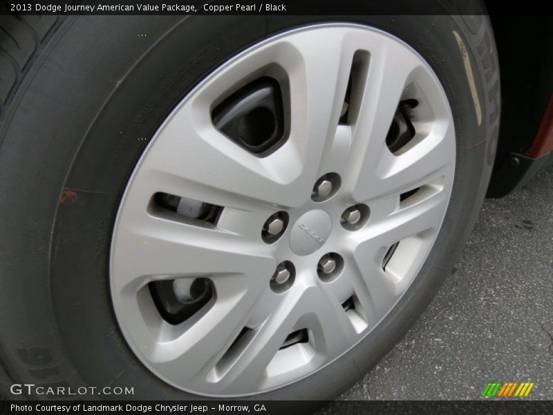 Copper Pearl / Black 2013 Dodge Journey American Value Package