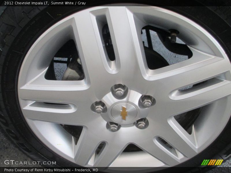 Summit White / Gray 2012 Chevrolet Impala LT