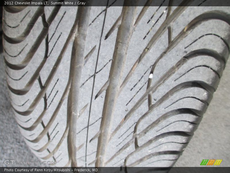 Summit White / Gray 2012 Chevrolet Impala LT