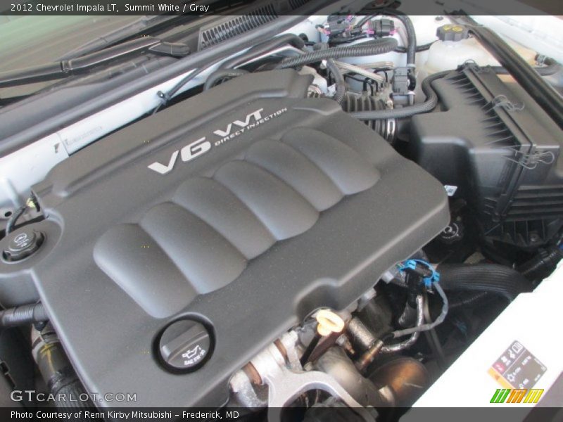 Summit White / Gray 2012 Chevrolet Impala LT
