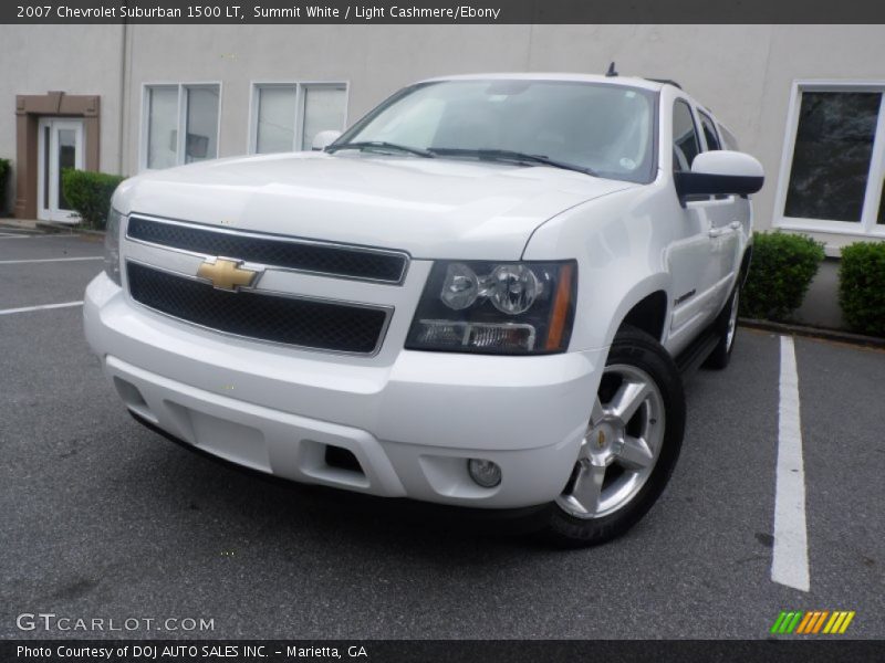 Summit White / Light Cashmere/Ebony 2007 Chevrolet Suburban 1500 LT